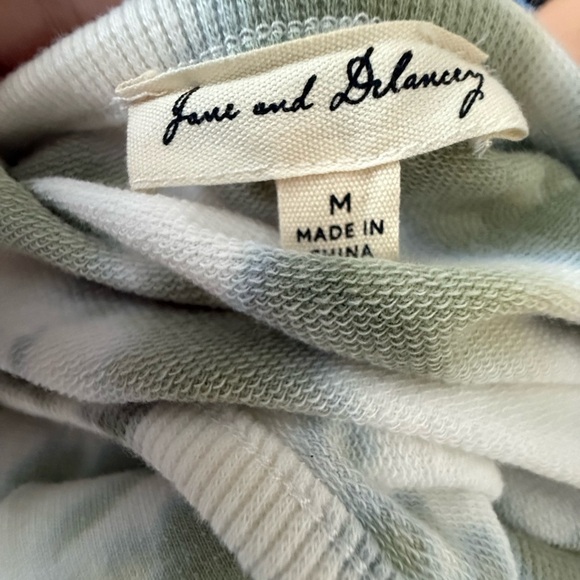 Green Tie-Dye Sleeveless Dress terry cloth - Picture 2 of 6